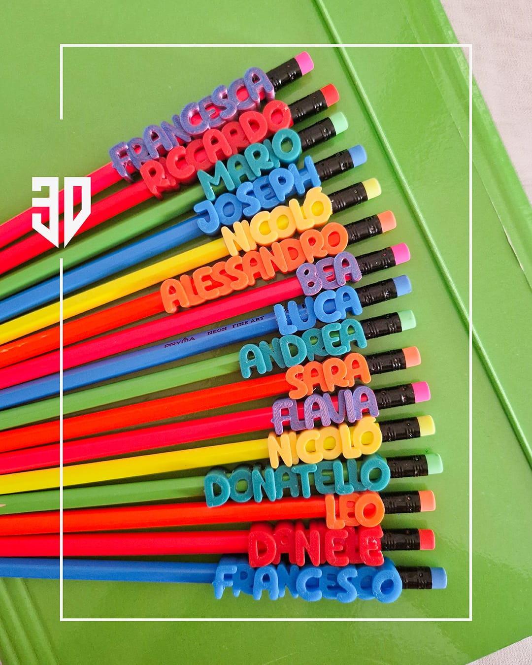Personalized Name Pencil Topper