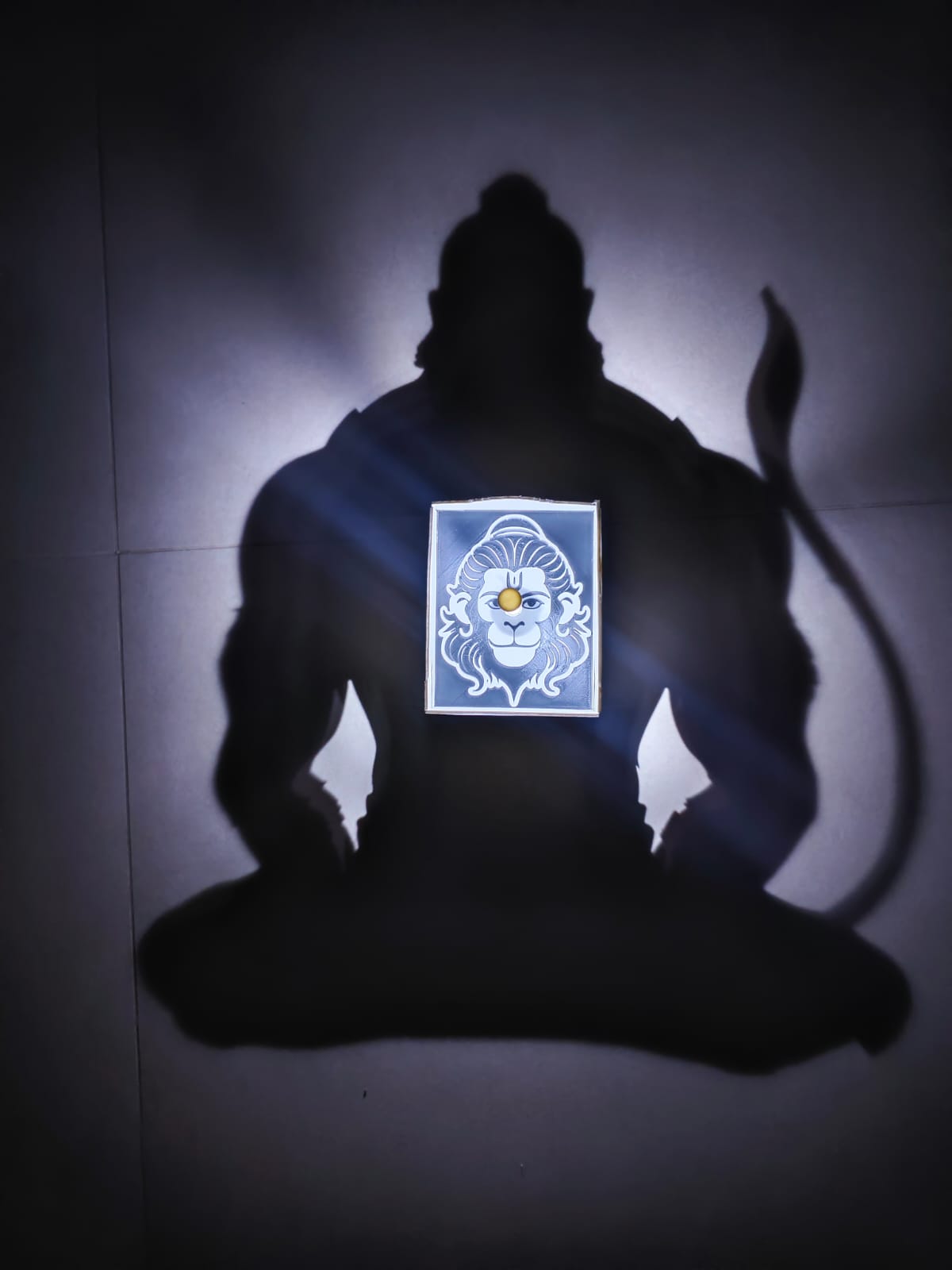 Hanuman Shadow Lamp